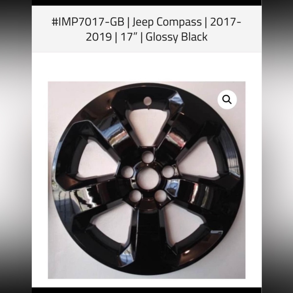 2017-2019 Jeep Cherokee Rim Covers